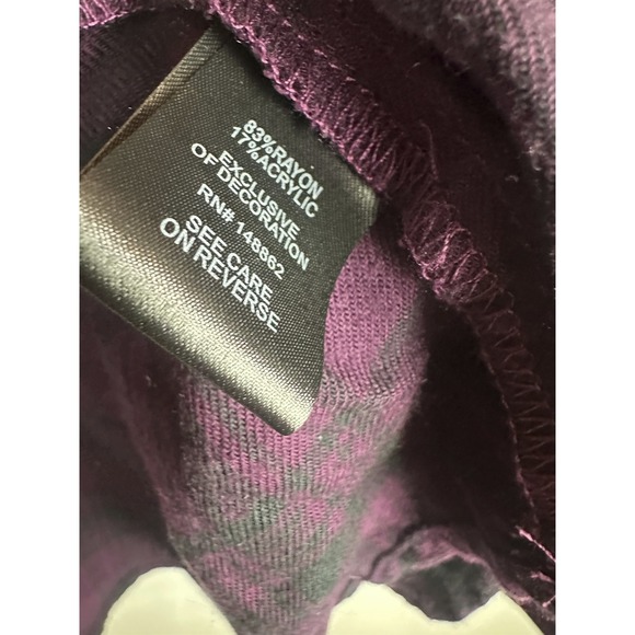 Torrid Purple Black Plaid Button Front Shirt Lattice Shoulder Top Plus Size 1 1X - Picture 5 of 9